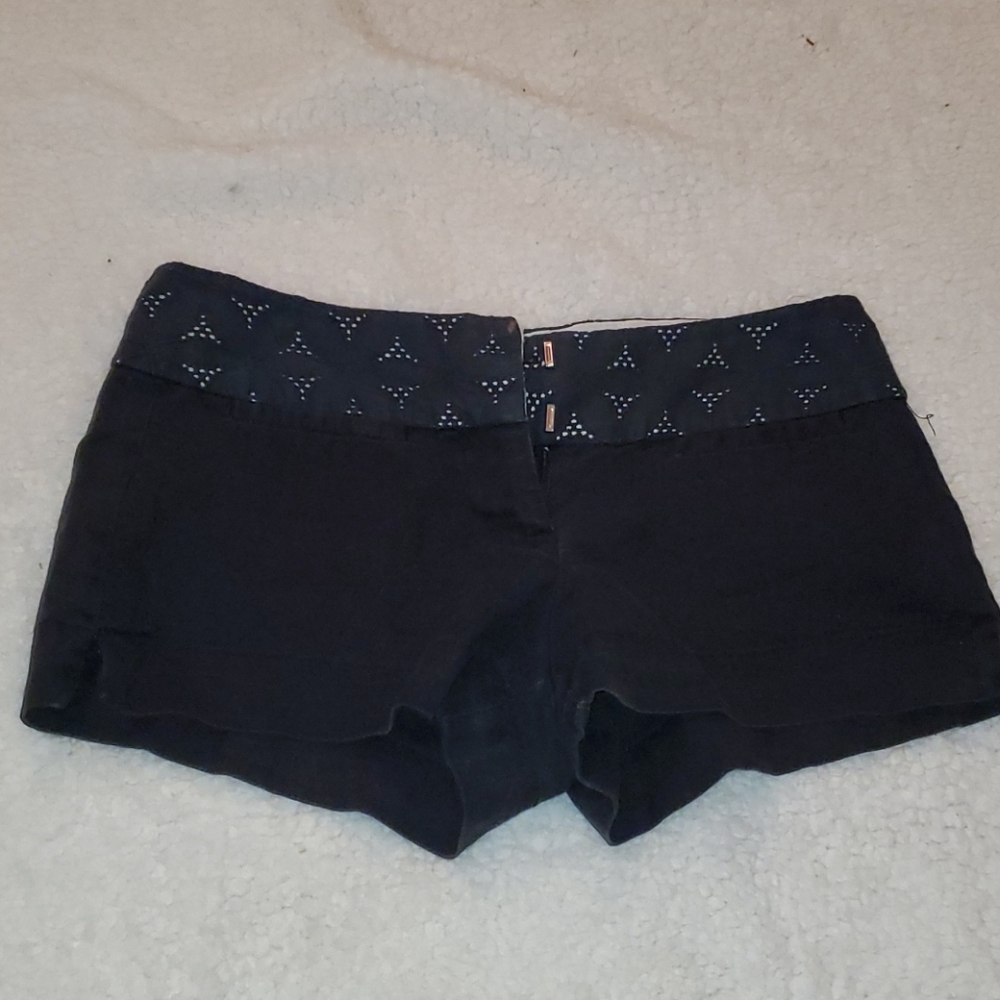 Black CR signature shorts